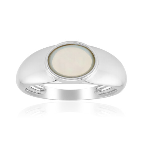 Anillo en plata con Ópalo de Welo