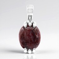 Pendentif en argent et Thulite