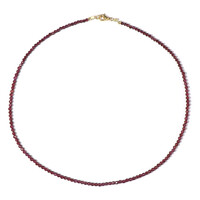 Collana in argento con Granato Mozambico