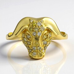 Anello in oro con Diamante Fancy SI2