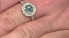 Anillo en plata con Topacio azul suizo