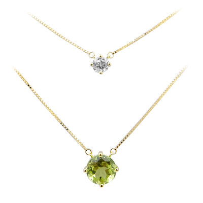9K Peridot Gold Necklace (de Melo)