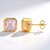 Boucles d'oreilles en argent et Kunzite