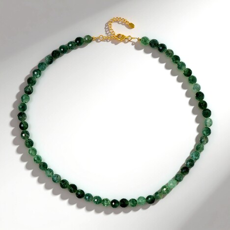 Collana in argento con Quarzo Verde