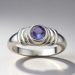 Anello in argento con Tanzanite Lilla (Pallanova)