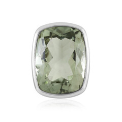 Ciondolo in argento con Ametista Verde