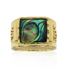 Anello in argento con Conchiglia Abalone (Art of Nature)
