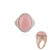 Pinkfarbener Opal-Goldring (Ornaments by de Melo)