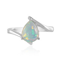 Anello in argento con Opale di Welo