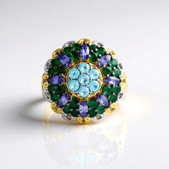 Anello in argento con Tanzanite