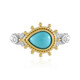 Sleeping Beauty Turquoise Silver Ring (Dallas Prince Designs)