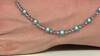 Collar en plata con Turquesa bella durmiente (Desert Chic)