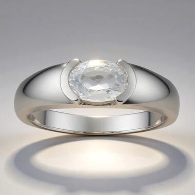Zircon Silver Ring