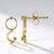 Boucles d'oreilles en argent et Diamant I3 (J)