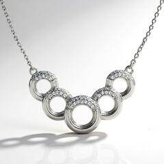 Collana in argento con Zircone