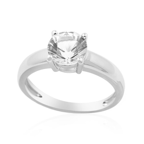Bague en argent et Danburite
