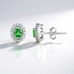 Orecchini in argento con Lemshuku Tsavorite