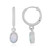 Orecchini in argento con Opale di Welo