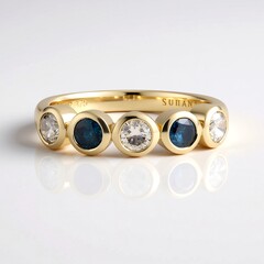 Anello in oro con Diamante Cioccolato I2 (SUHANA)