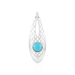 Sleeping Beauty Turquoise Silver Pendant (Ornaments by de Melo)