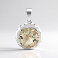 Ciondolo in argento con Pietra del Sole dell'Oregon