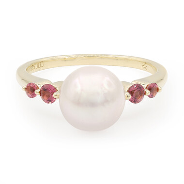 Anello in oro con Perla Akoya (TPC)