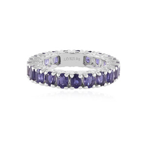 Anello in argento con Iolite