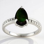 Bague en argent et Ammolite