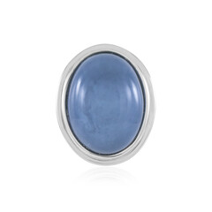 Blauer Opal-Silberanhänger