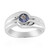 Anello in argento con Tanzanite (non riscaldata) (Pallanova)