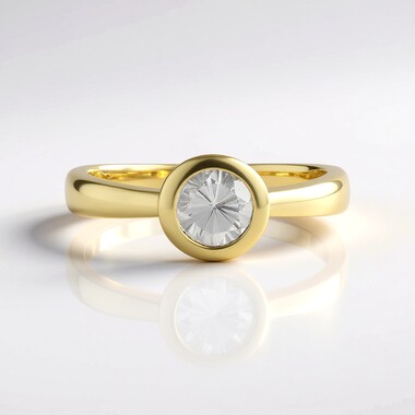 Anillo en oro con Zircón (de Melo Gold)