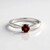 Anello in argento con Granato Mozambico