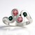 Anello in argento con Tormalina Rosa Brasiliana (Pallanova)