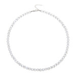 Collana in argento con Selenite