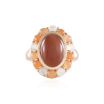 Chocolate Moonstone Silver Ring (KM by Juwelo)