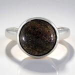 Anello in argento con Opale Matrice