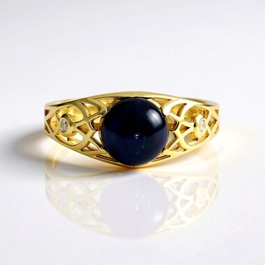 Mezezo Opal Silver Ring (de Melo)