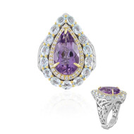 Zilveren ring met een lavendel amethist (Dallas Prince Designs)