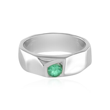 Bague en argent et Emeraude de Russie (de Melo Essence)
