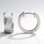 Orecchini in argento con Diamante SI1 (G) (Annette)