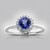 Anello in oro con Tanzanite AAA