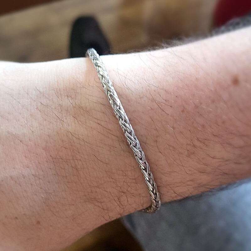 Brazalete en plata (Bali Barong)