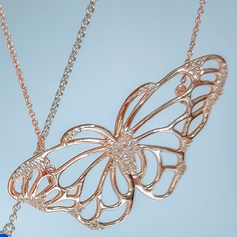 Zirkon-Silbercollier (de Melo)