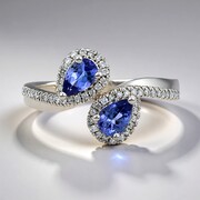 AAA-Tansanit-Goldring