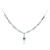 Collana in argento con Topazio Blu Cielo