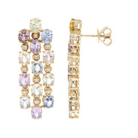 Orecchini in oro con Zaffiro Fancy (CIRARI)