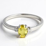 Anello in argento con Tormalina Cuprian