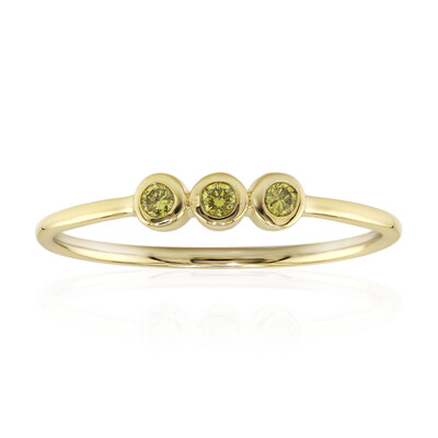 Gelber VS1 Brillant-Goldring (Annette)