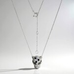 Collana in argento con Zaffiro Nero (Adela Silber)