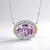 Collana in argento con Ametista Rose de France (Dallas Prince Designs)